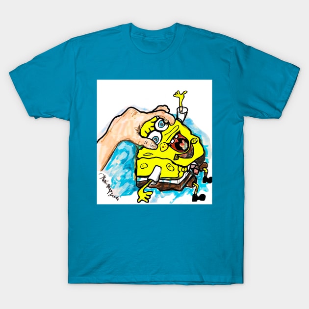 SpongeBob SquarePants T-Shirt by TheArtQueenOfMichigan 